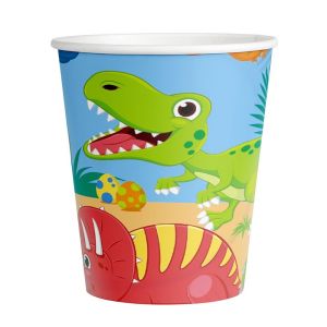 Стаканы 260 мл «Динозаврики» / набор 6 шт. / (Китай)