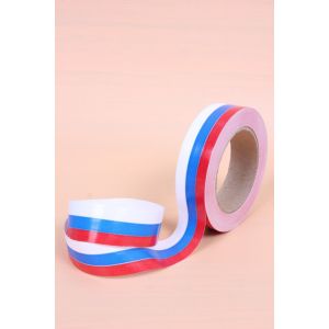 Лента простая (3см*50ярд) Российский Флаг P3051 Российский флаг
