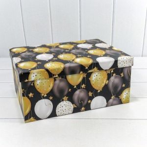 Коробка Прямоугольная 32*24,5*14,4 см «Воздушные шарики»
