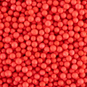 Шарики пенопласт, Красный, 6-8 мм, 10 гр.