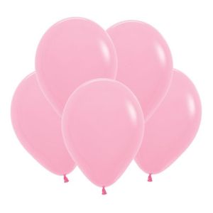 S 18"/45 см, Пастель, Розовый (009), 5 шт.
