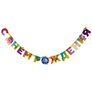 Гирлянда-буквы С ДР Смешарики Яркие 210см/G