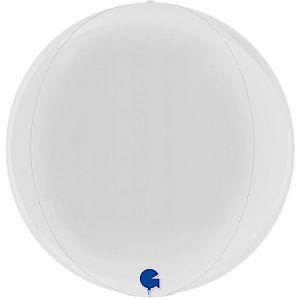G Шар 3D (18''/46 см) Сфера, Белый, 1 шт.