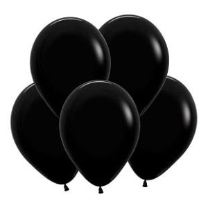 S 12"/30 см, Пастель, Черный (080), 50 шт.