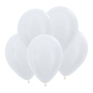 S 12"/30 см, Перламутр, Белый Жемчужный (406), 50 шт.