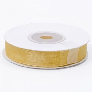 Шифоновая лента Золотая 1,2см * 22,85 м 1160 ,тм 10/600