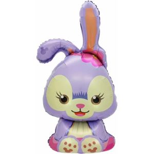 К Мини-фигура, Зайка, Сиреневый, 16''/41 см, 5 шт.