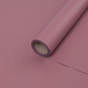 Пленка матовая Корейская МАКАРУНС 28 Темно-пудровый 58см*10м