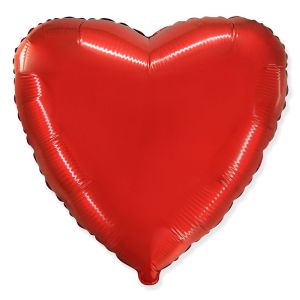 F 32"/78 см, Сердце, Красный, 1 шт.
