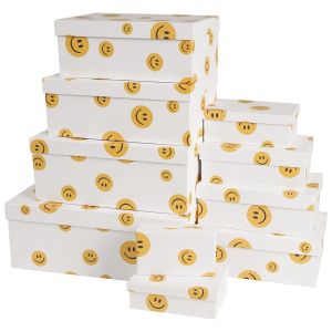 Коробка, Смайлики, 17,5*11*7 см, 1 шт.