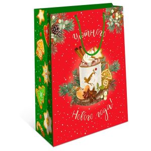 Сумка подарочная НГ 180х223х100