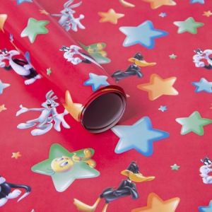Бумага упаковочная Looney Tunes Красная 70*100см 2шт