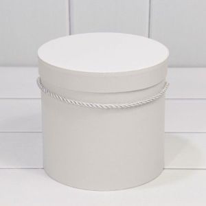 Коробка Цилиндр, 16*15 см, Белый