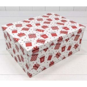 Коробка «Прямоугольник» 30*22,8*13,3 см Подарки 1 шт.