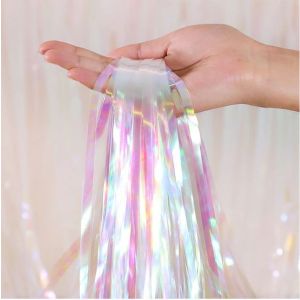 Занавес Дождик Прозрачный, Хамелеон, 100*200 см, 1 шт.