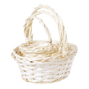 Плетеная корзина «Ива» D20*Н12 см, 1 шт, Круг