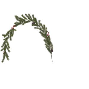 Гирлянда с ягодами и шишками, 140 см