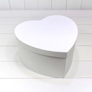 Коробка «Сердце» 13,5*12*6,3 см, Белый