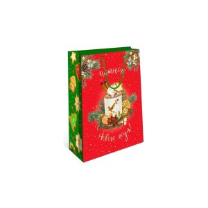 Сумка подарочная НГ 180х223х100