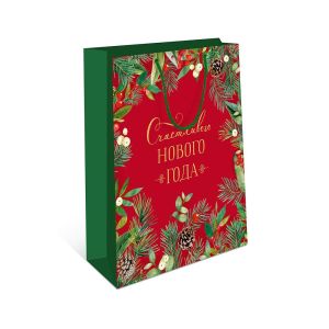 Сумка подарочная НГ 260х320х120