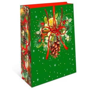 Сумка подарочная НГ 260х320х120