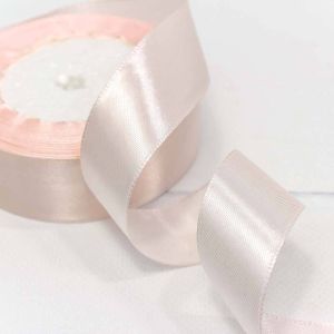 Лента Атласная 2,5см*25ярд Бледно-розовый