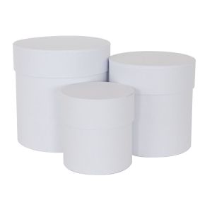 Коробка Цилиндр, Белый, 15*15 см, 1 шт.