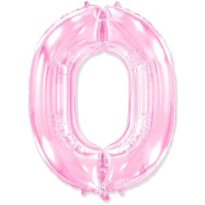 F 40«/102 см, Цифра Розовый »0" (в упаковке)