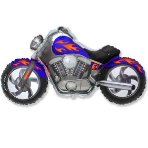 F Фигура, Байк (синий), 45"/115 см, 1 шт.