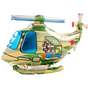 К Ходячая Фигура,Военный вертолет, Камуфляж, 33"/83 см, 1 шт.