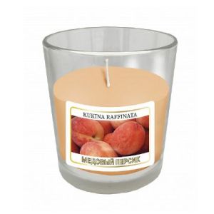 Свечи ароматизированная Истамбул в стекле Медовый персик 190мл  KR