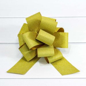 Бант-шар 5 см «Блеск» Золотой