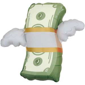 К Фигура, Деньги с крыльями, 31''/79 см, 1 шт.