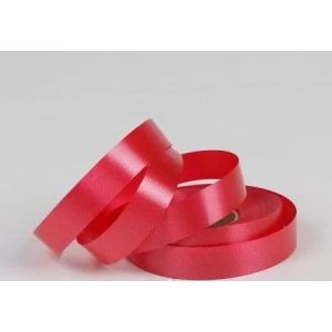 Лента полипропиленовая 2 см х 100 ярд., красный, 1 шт.