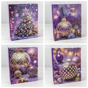 Пакет подарочный «Новый год» (микс 426) 26*32*10