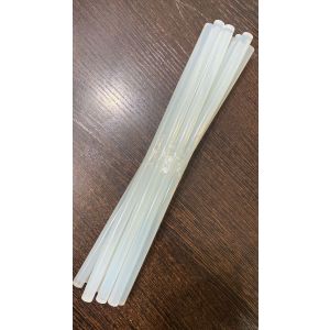 Клей для термопистолета Прозрачный 30см*11мм 10 шт/в уп.