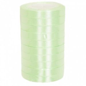 Лента атласная ЭКОНОМ 1,2см*25Y, 80 Мятная т.м 10