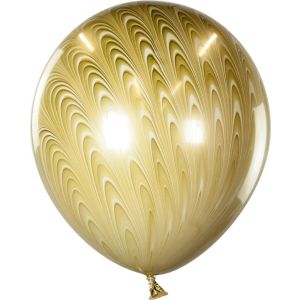 К Шар (18''/46 см) Павлин, Золото, агат, 1 шт.