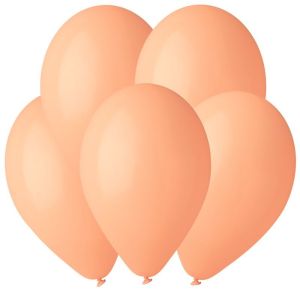 И 10"/25 см, Пастель Персик (Peach 60), 100 шт.
