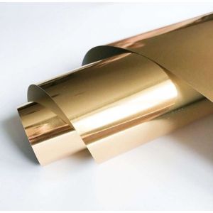 Пленка самоклеящаяся (1*1 м) ORACAL, Золото, Металл, 1 шт.