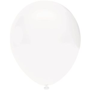 О Шар (5''/13 см) Белый (801), пастель, 100 шт.