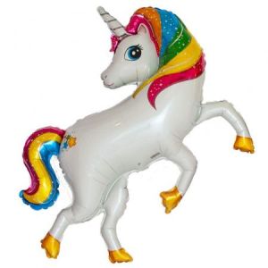 F Фигура, Радужный единорог, 42''/107 см, 1 шт.