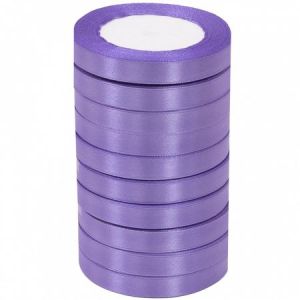 Лента атласная ЭКОНОМ 1,2см*25Y, 21 Сиреневая т.м 10