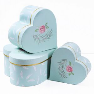 Набор коробок «Сердце» 19,7*19,7*10,5см Чайная роза