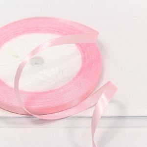 Лента Атласная Сатин 0,6см*25ярд Розовый 1/10 1/1200