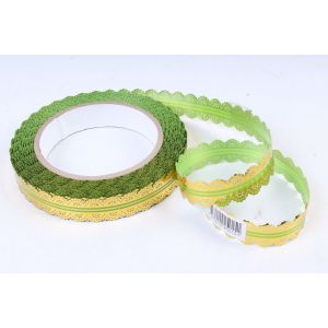 Лента Ажур (2см*25ярд) САЛАТОВЫЙ C215