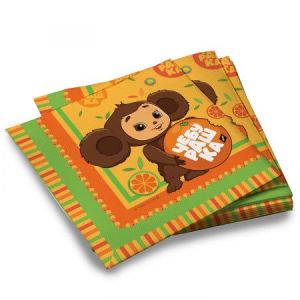 Салфетки Чебурашка 33*33см 20шт/G