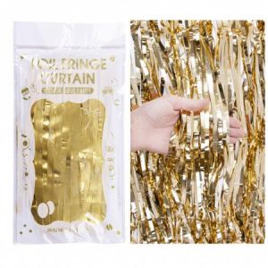 Занавес Дождик светлое золото 100*200см