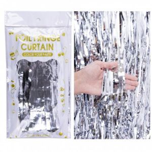 Занавес Дождик серебро 100*200см