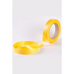 Лента простая  Гладкая без тиснения (2см*50ярд) ЖЕЛТАЯ  P295